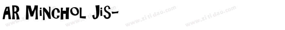 AR Minchol Jis字体转换
